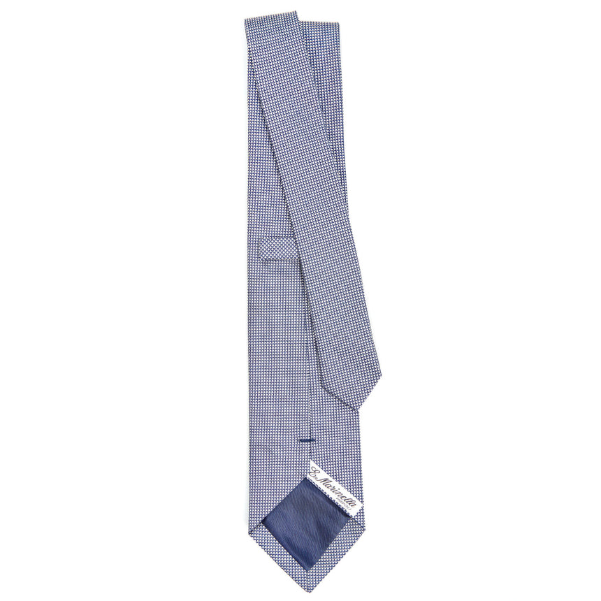 BLUE CEREMONIAL JACQUARD SILK TIE