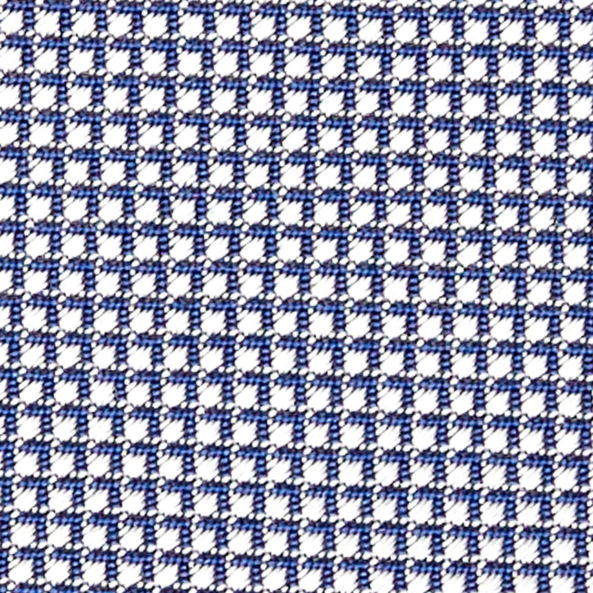 CRAVATTA CERIMONIA IN SETA JACQUARD BLU