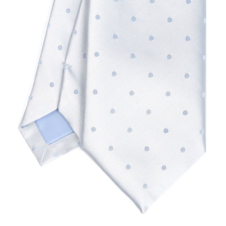 LIGHT BLUE CEREMONIAL SILK SATIN TIE