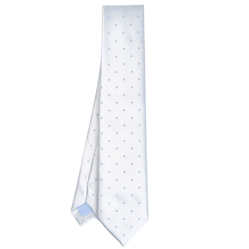 LIGHT BLUE CEREMONIAL SILK SATIN TIE