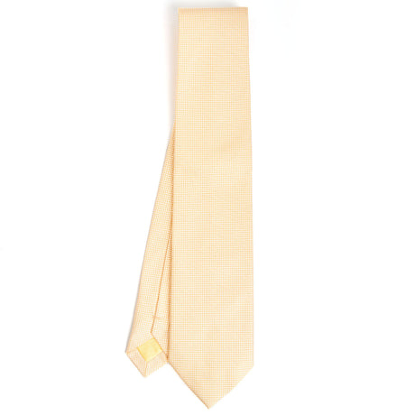 YELLOW CEREMONIAL JACQUARD SILK TIE