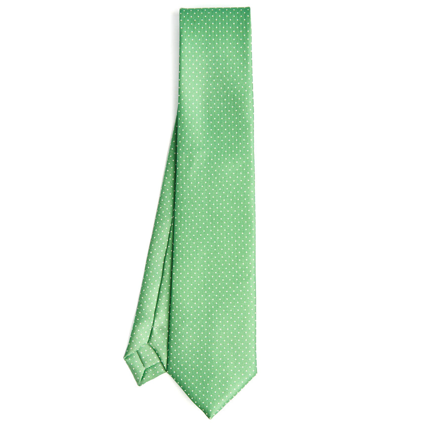 GREEN SARTORIAL CLASSIC SILK TIE