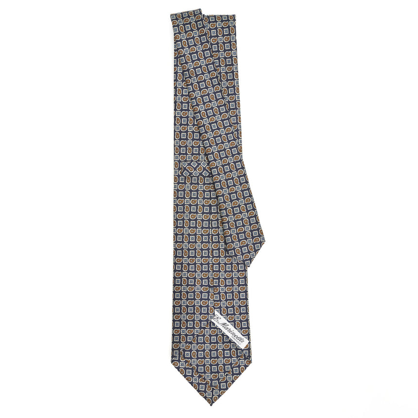 BLUE SARTORIAL CLASSIC SILK TIE