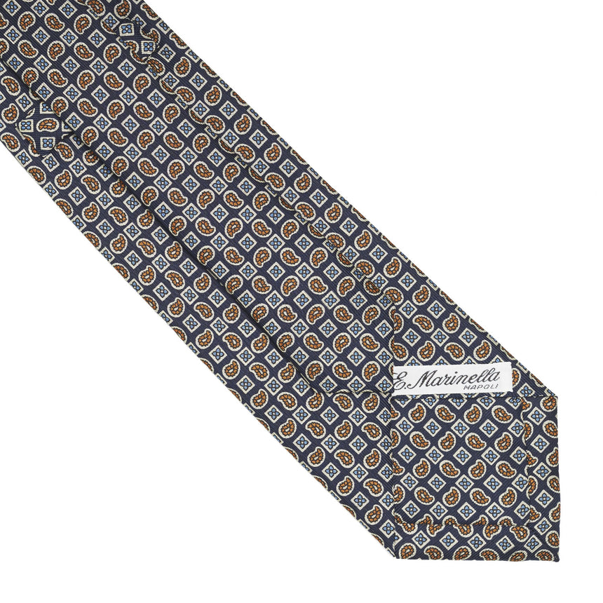 BLUE SARTORIAL CLASSIC SILK TIE