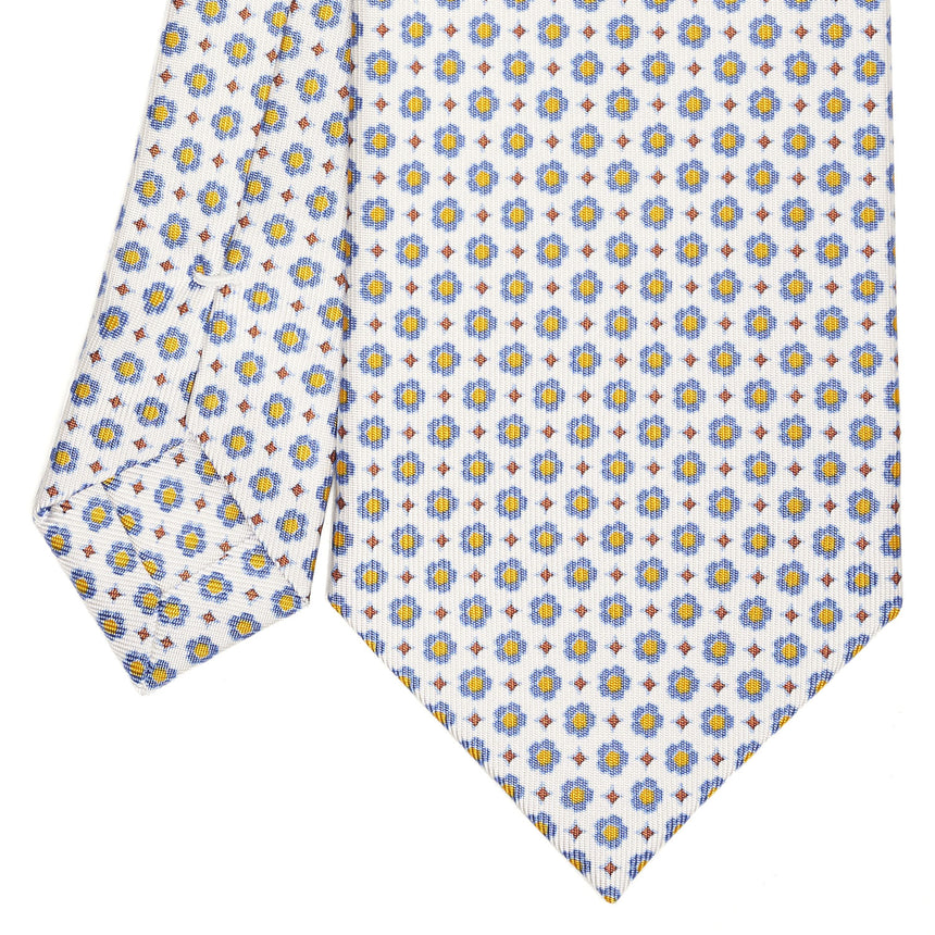 WHITE SARTORIAL CLASSIC SILK TIE