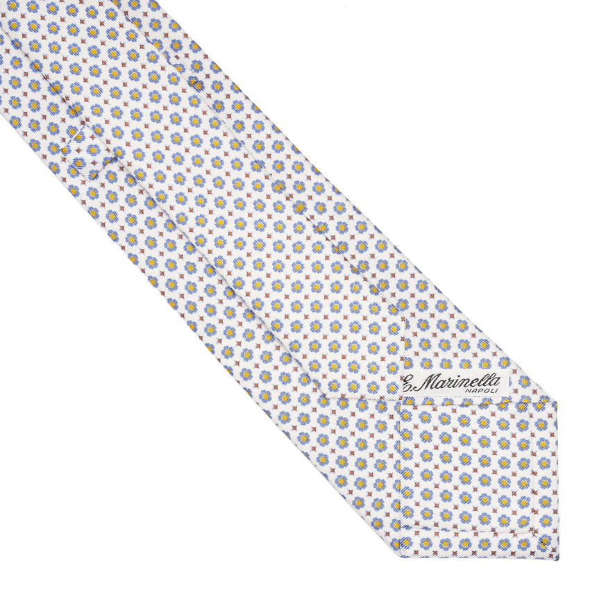 WHITE SARTORIAL CLASSIC SILK TIE