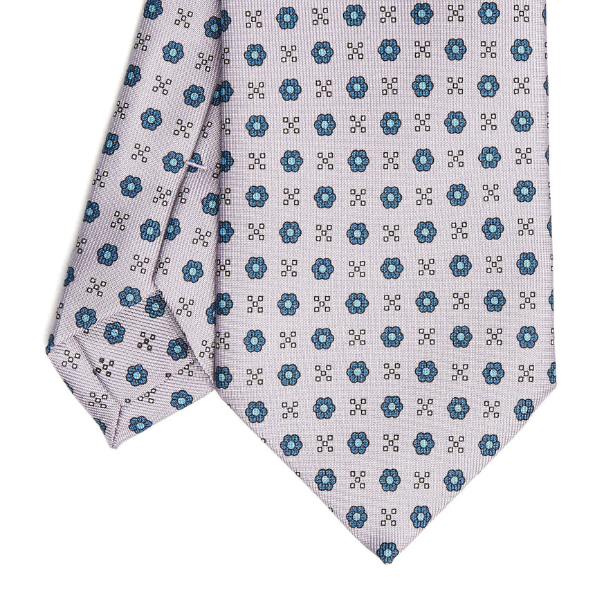 LIGHT GREY SARTORIAL CLASSIC SILK TIE