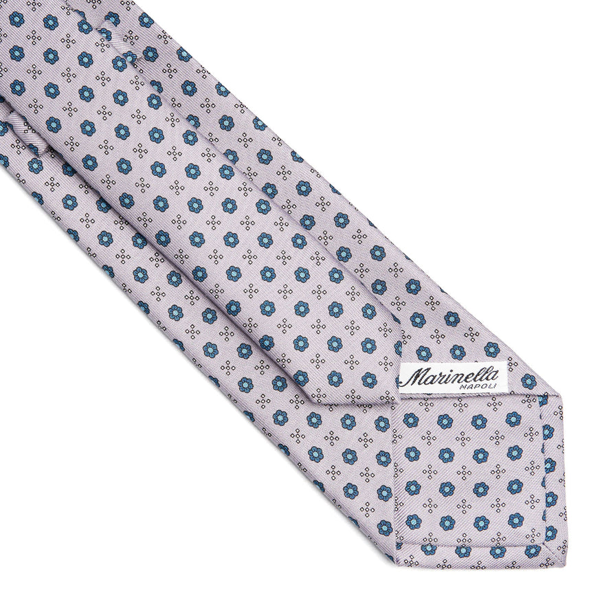 LIGHT GREY SARTORIAL CLASSIC SILK TIE