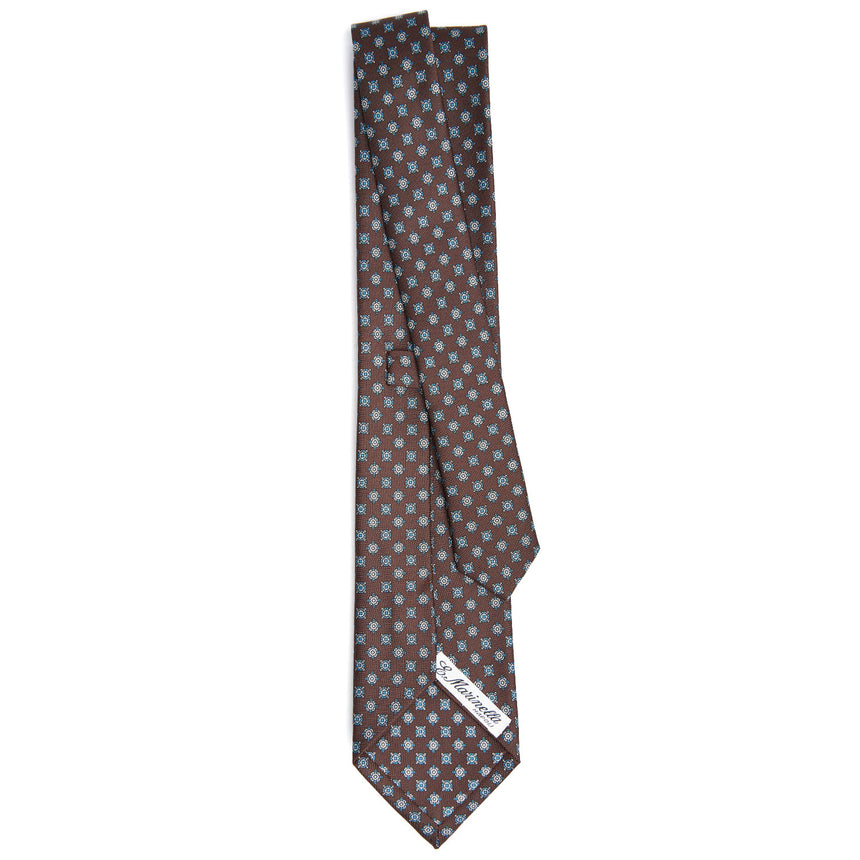 DARK BROWN SARTORIAL CLASSIC SILK TIE