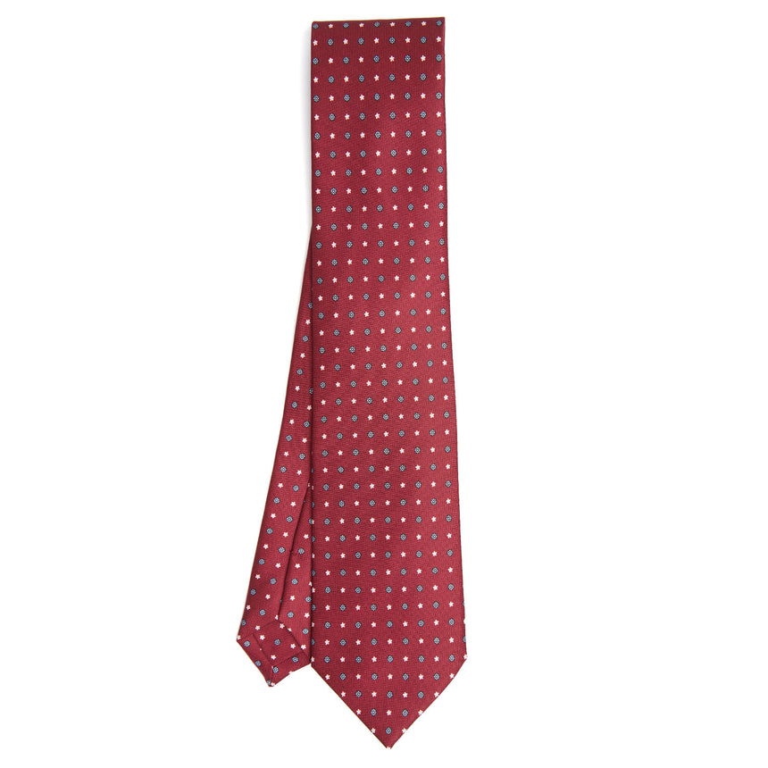 BURGUNDY SARTORIAL CLASSIC SILK TIE