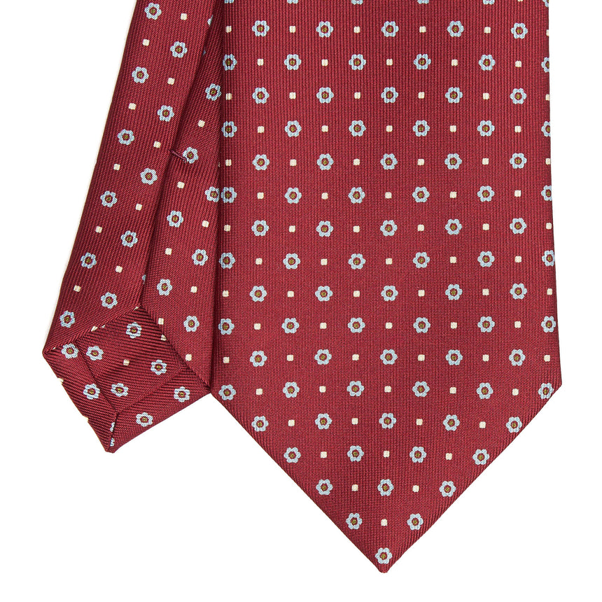 BURGUNDY SARTORIAL CLASSIC SILK TIE