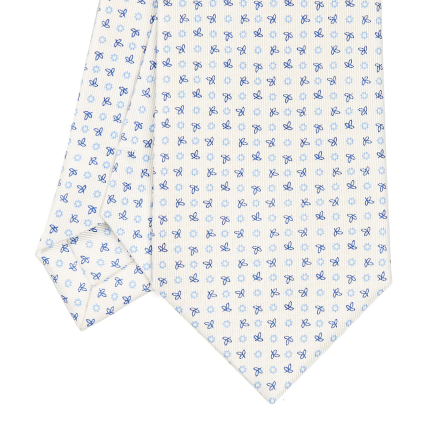 WHITE SARTORIAL CLASSIC SILK TIE