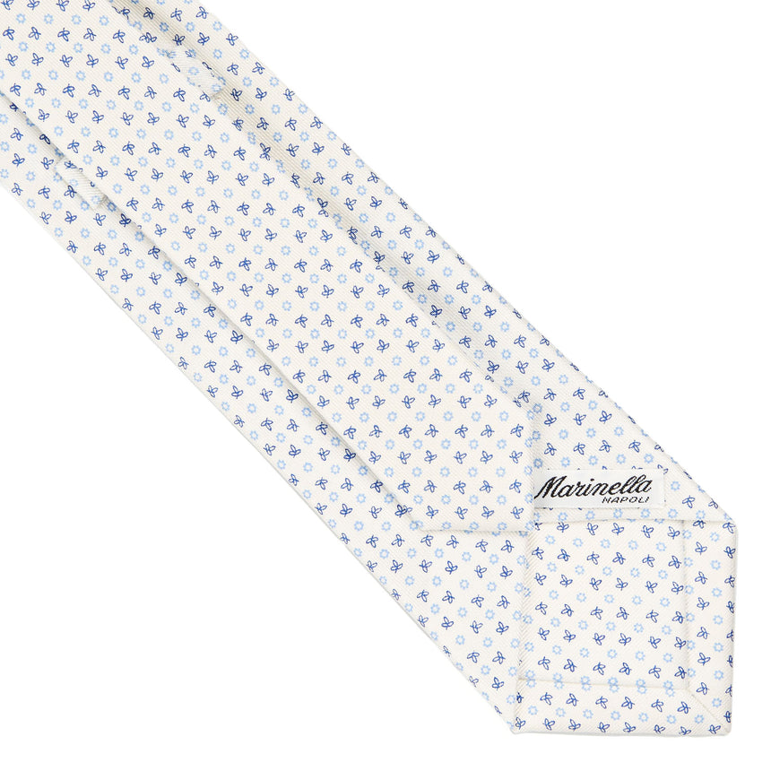 WHITE SARTORIAL CLASSIC SILK TIE