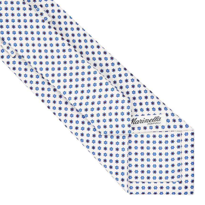 WHITE SARTORIAL CLASSIC SILK TIE