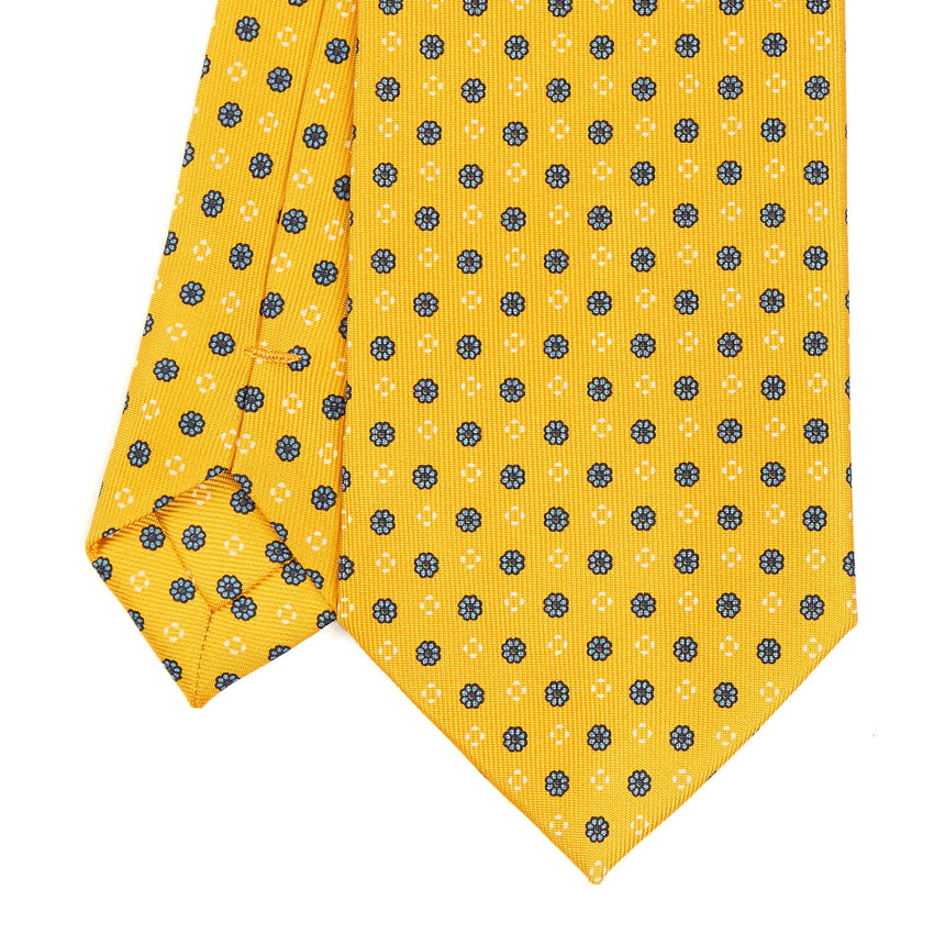 YELLOW SARTORIAL CLASSIC SILK TIE