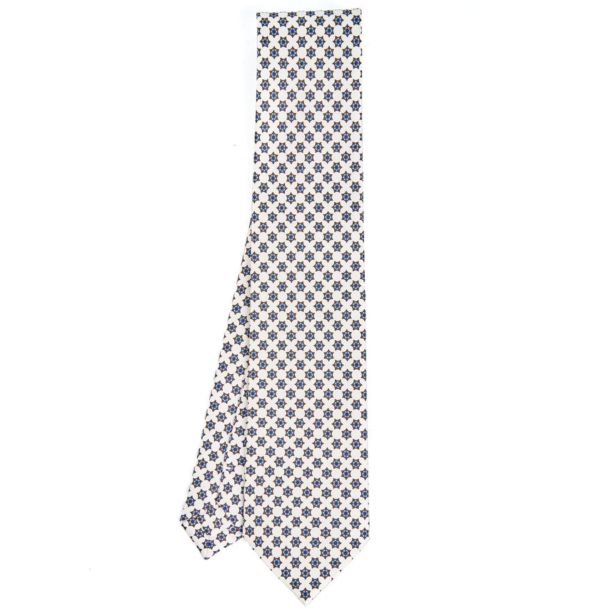 WHITE SARTORIAL CLASSIC SILK TIE