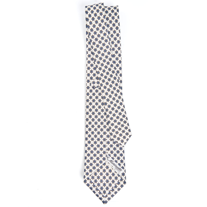 WHITE SARTORIAL CLASSIC SILK TIE