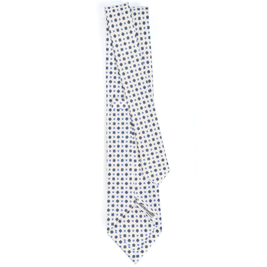 WHITE SARTORIAL CLASSIC SILK TIE