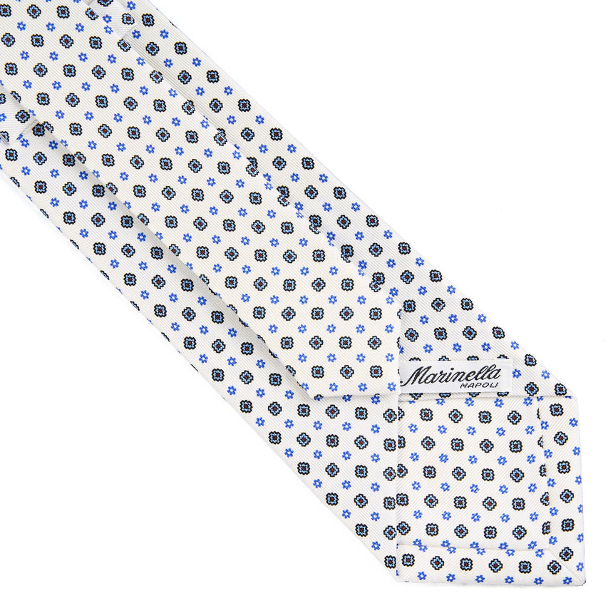 WHITE SARTORIAL CLASSIC SILK TIE