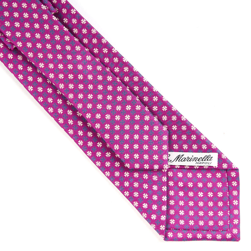 CRAVATTA SARTORIALE CLASSICA IN SETA FUCSIA