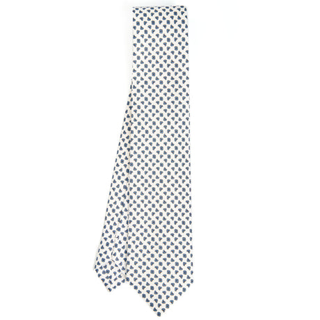 WHITE SARTORIAL CLASSIC SILK TIE