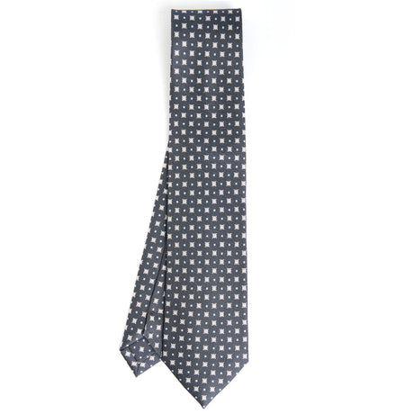 DARK GREY CLASSIC SILK TIE