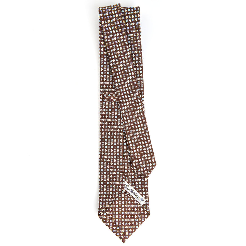 DARK BROWN CLASSIC SILK TIE