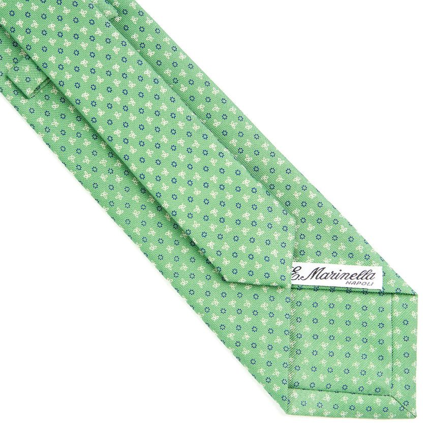 GREEN SARTORIAL CLASSIC SILK TIE