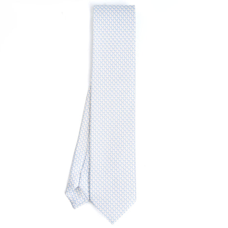 WHITE SARTORIAL CLASSIC SILK TIE