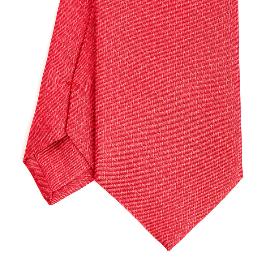 RED SARTORIAL CLASSIC SILK TIE