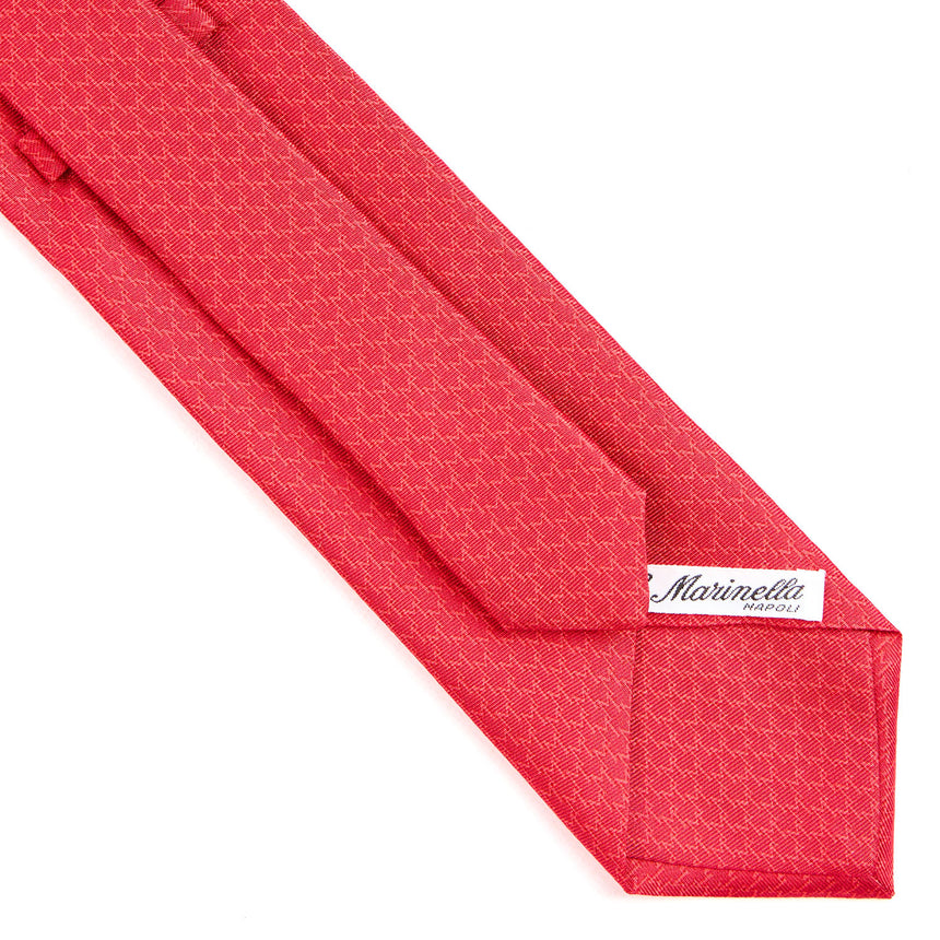 RED SARTORIAL CLASSIC SILK TIE