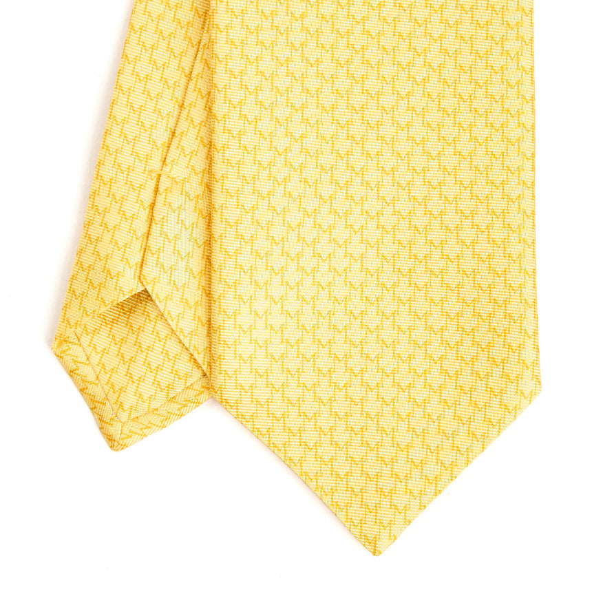 YELLOW SARTORIAL CLASSIC SILK TIE