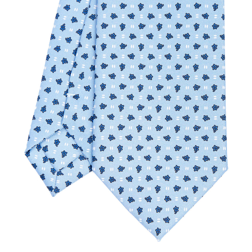 LIGHT BLUE SARTORIAL CLASSIC SILK TIE