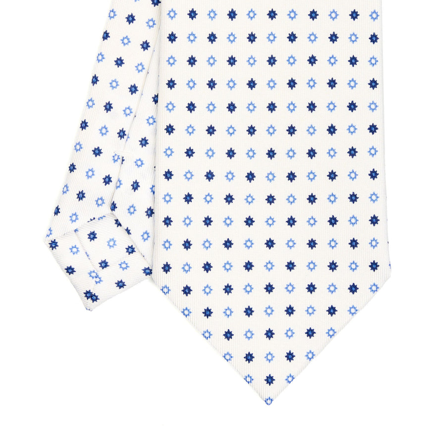 WHITE SARTORIAL CLASSIC SILK TIE