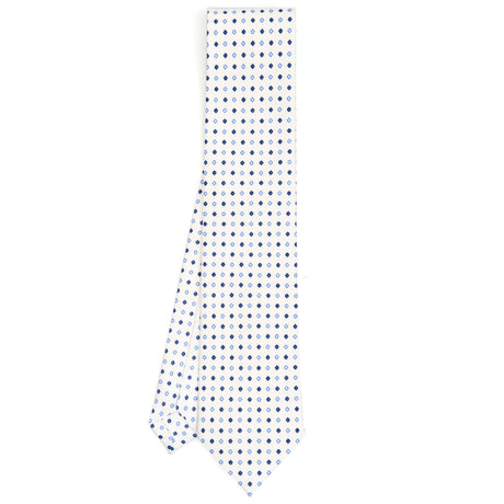 WHITE SARTORIAL CLASSIC SILK TIE