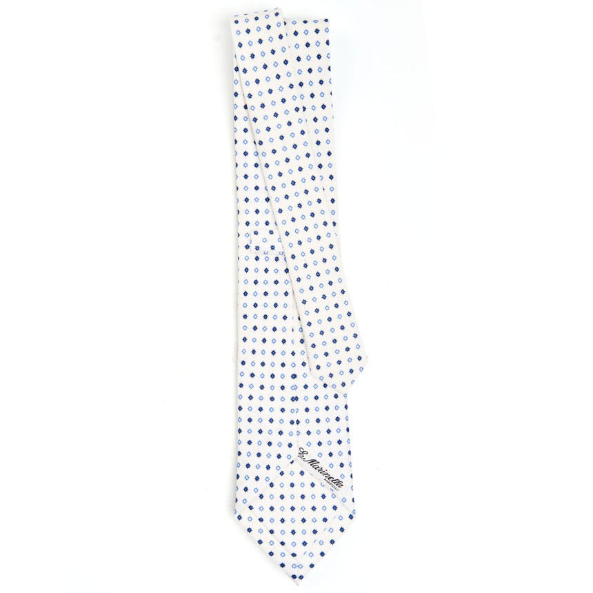 WHITE SARTORIAL CLASSIC SILK TIE