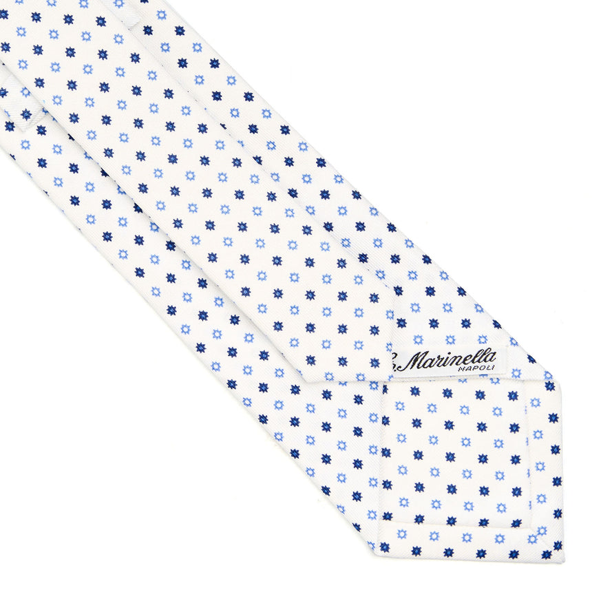 WHITE SARTORIAL CLASSIC SILK TIE