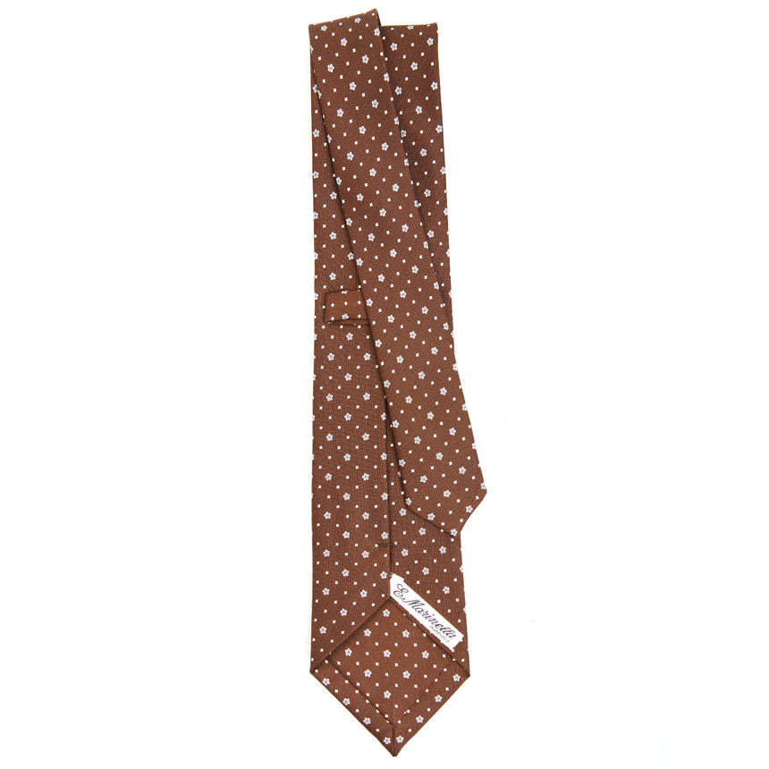 DARK BROWN SARTORIAL CLASSIC SILK TIE