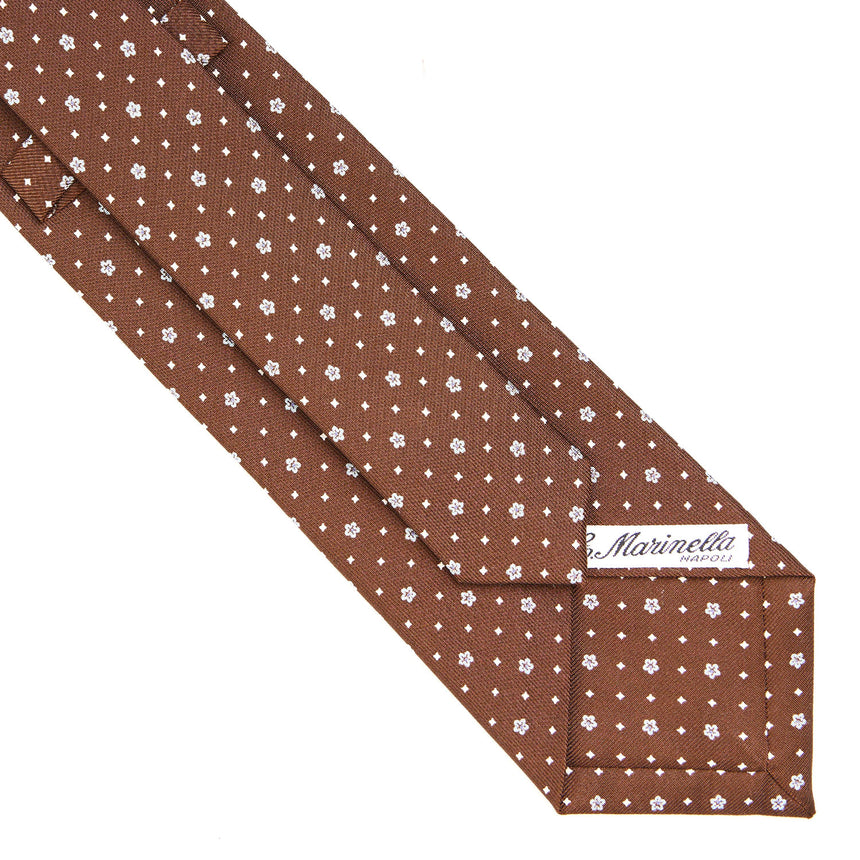 DARK BROWN SARTORIAL CLASSIC SILK TIE