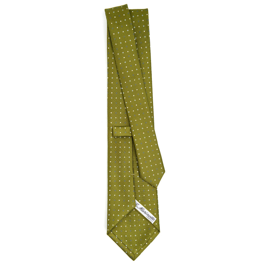 OLIVE GREEN SARTORIAL CLASSIC SILK TIE