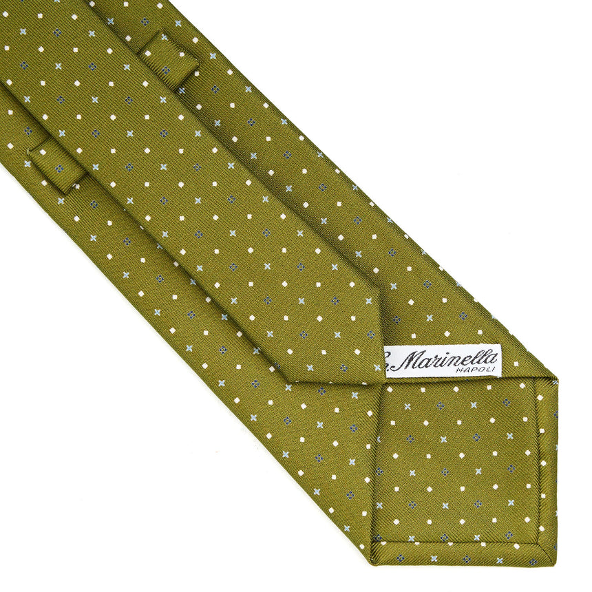 OLIVE GREEN SARTORIAL CLASSIC SILK TIE