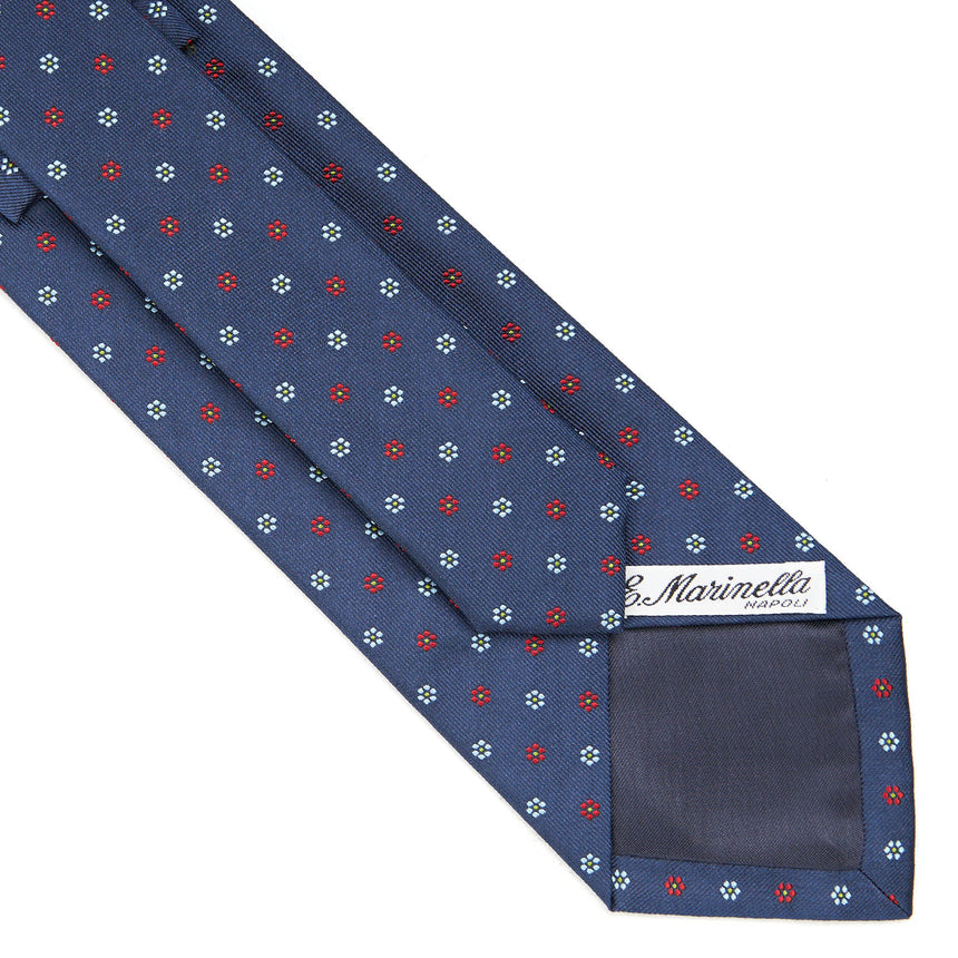 BLUE SARTORIAL JACQUARD SILK TIE