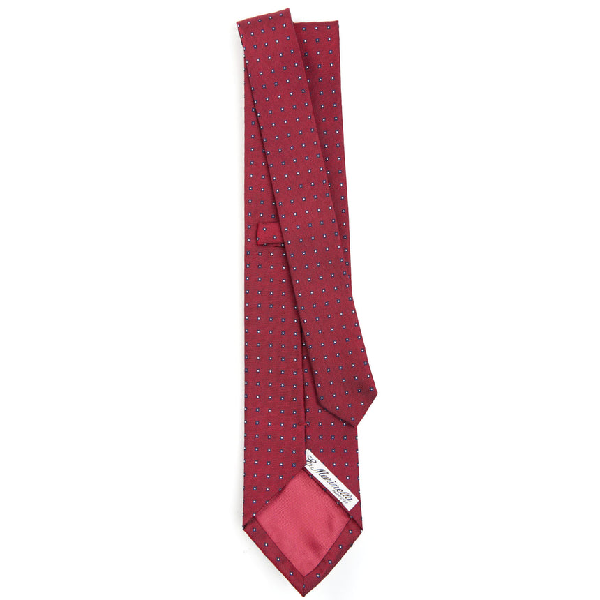 BURGUNDY SARTORIAL JACQUARD SILK TIE