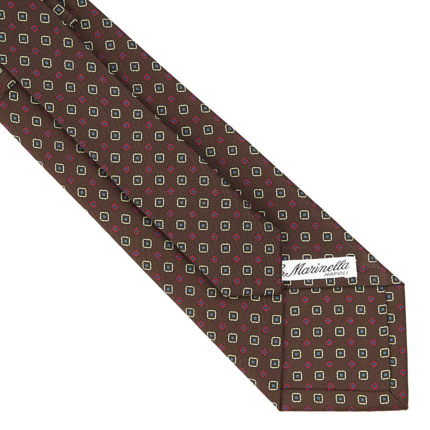 DARK BROWN SARTORIAL CLASSIC SILK TIE