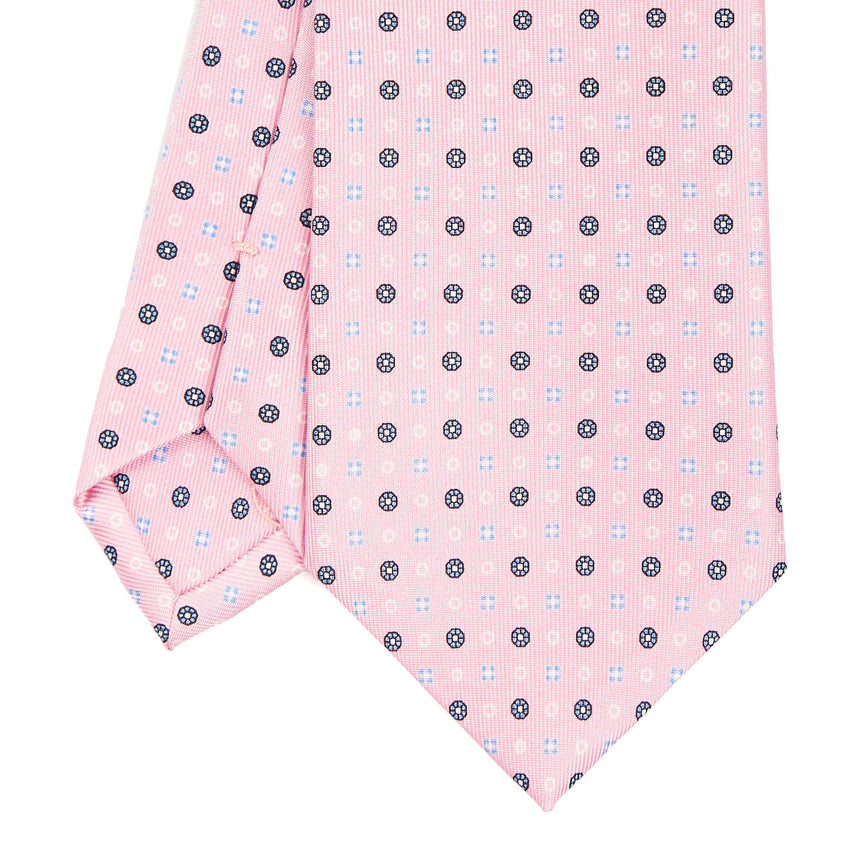 PINK SARTORIAL CLASSIC SILK TIE