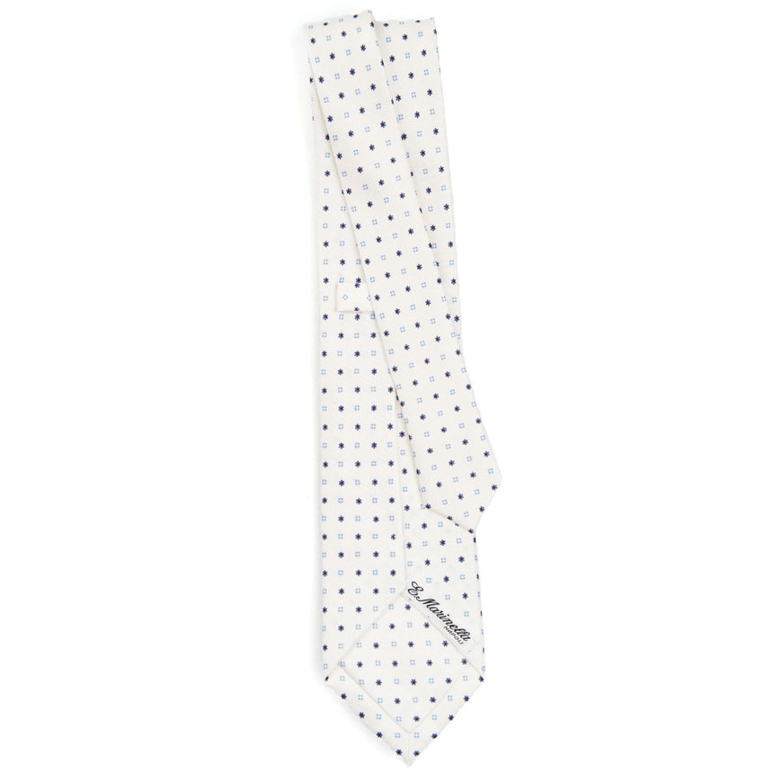 WHITE SARTORIAL CLASSIC SILK TIE