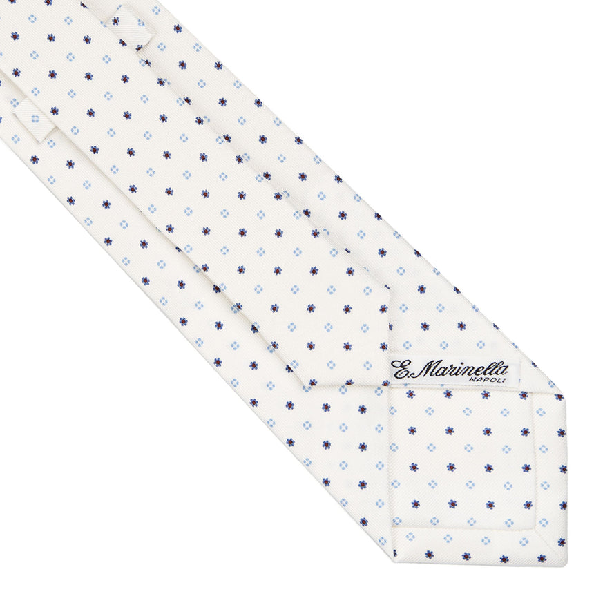 WHITE SARTORIAL CLASSIC SILK TIE