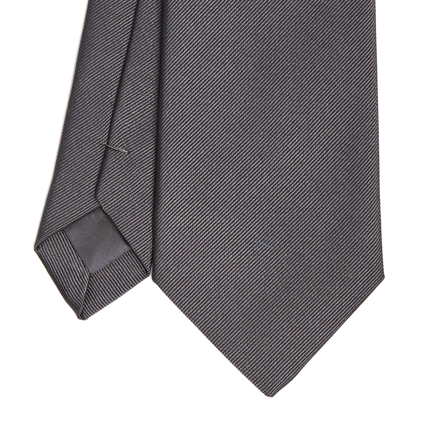 DARK GREY SARTORIAL JACQUARD SILK TIE