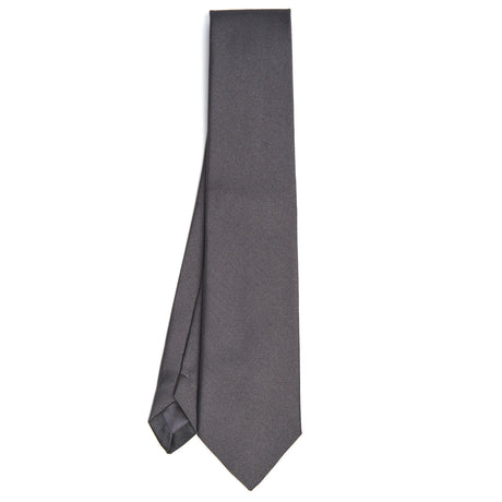 DARK GREY SARTORIAL JACQUARD SILK TIE