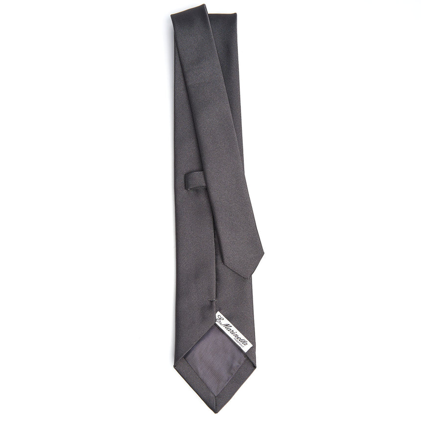 DARK GREY SARTORIAL JACQUARD SILK TIE